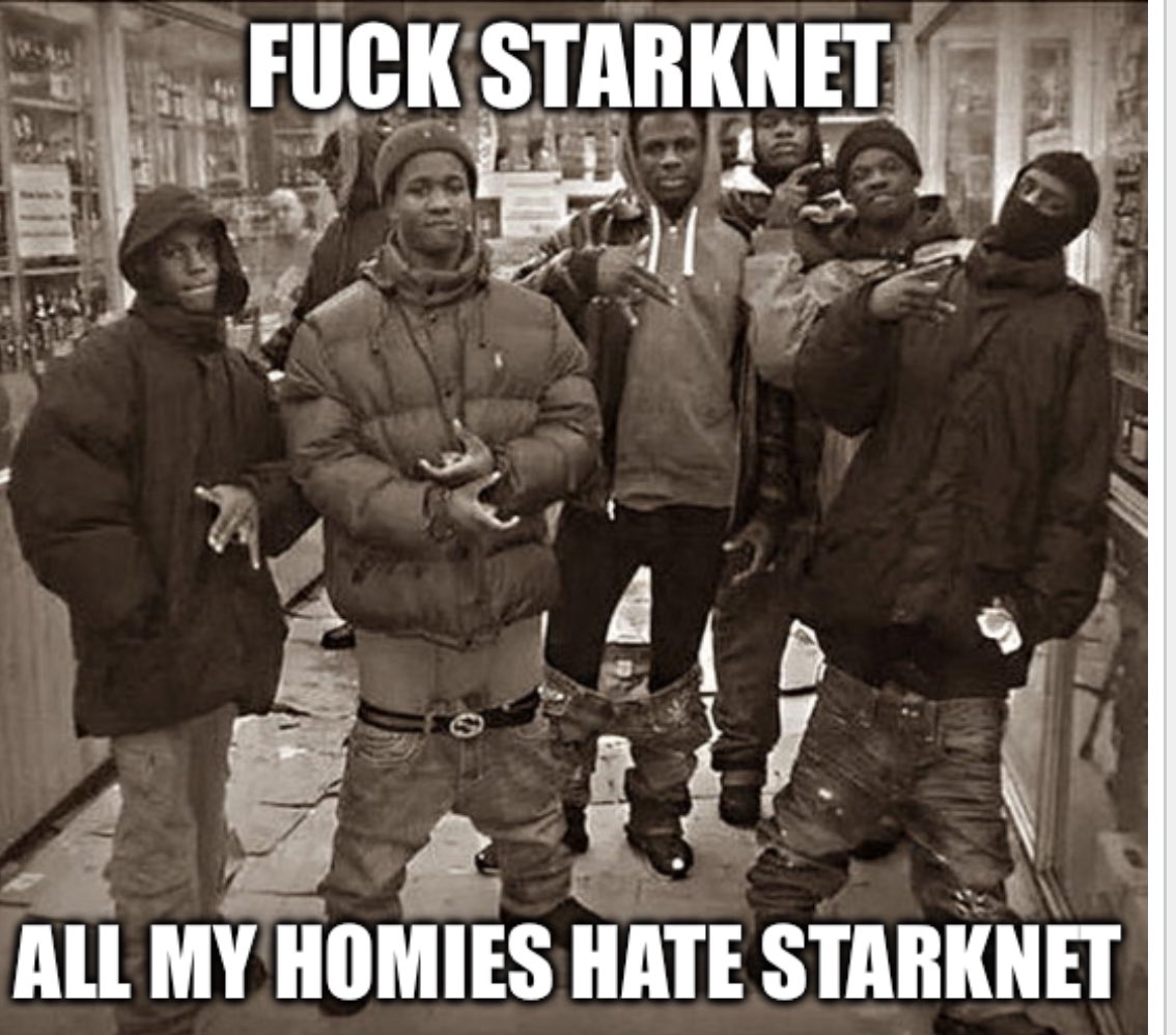 Just checked Starknet airdrop- got 0!
Going to FUD this stupid ah project