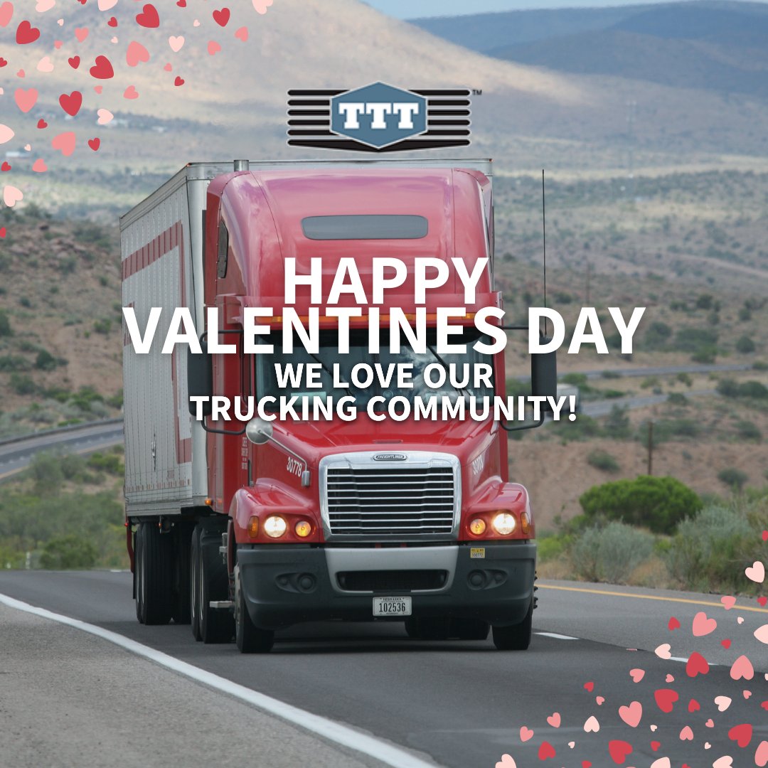TTTExchange's tweet photo. Happy Valentine's Day everyone!
We love our trucking Community!
#transport #usedtrucks #ecommerce #truckers #truckerlife #truckingindustry #owneroperators #fleets #OOIDA #WIT #NASTC https://t.co/5ShappAMTt