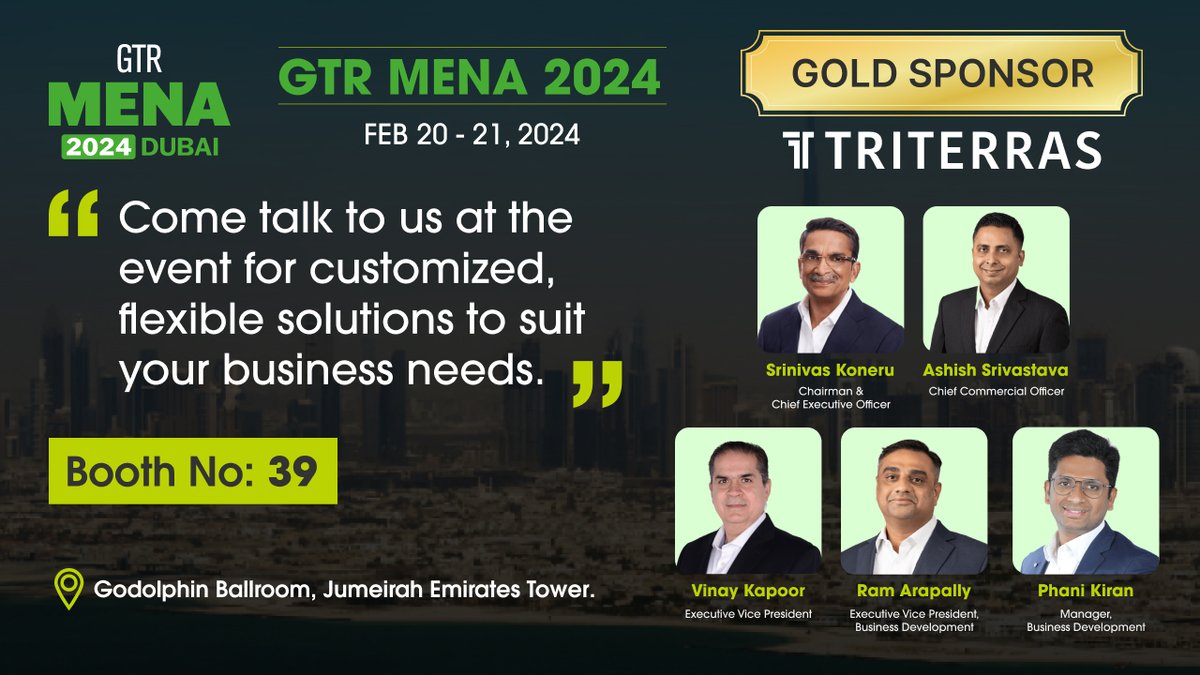 InvoiceBazaar's tweet photo. ONE week from #GTRMENA!

Be it to #DigitizeTradeProcesses, or to seek #WorkingCapital for your business, speak to us for our customized solution tailored to your needs.

We also provide a game-changing, disruptive, revolutionary paradigm shift solution for trade and SCF lenders. https://t.co/Q2bKIIU7T6