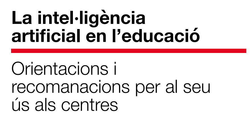 SEBaixEmporda's tweet photo. 📢Nou document! La intel·ligència artificial en l’educació. Orientacions i recomanacions per al seu ús als centres @seixarxes 👇👇https://t.co/QqVDul7d5L https://t.co/4mA41n88mt