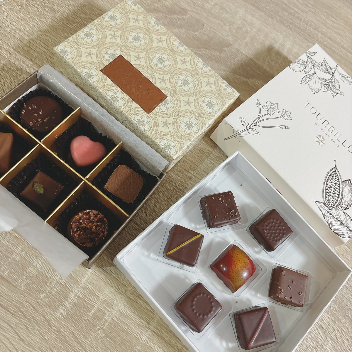 hartan_07's tweet photo. サロショ　オンライン分❤️‍🔥
今年は控えめに😮‍💨
セレクションボックス何気に初めて買ったけど、とっても良かった🫶🏻もっと大きいの買えば良かった〜😭

 #サロン・デュ・ショコラ2024 https://t.co/IfKciMXaAq