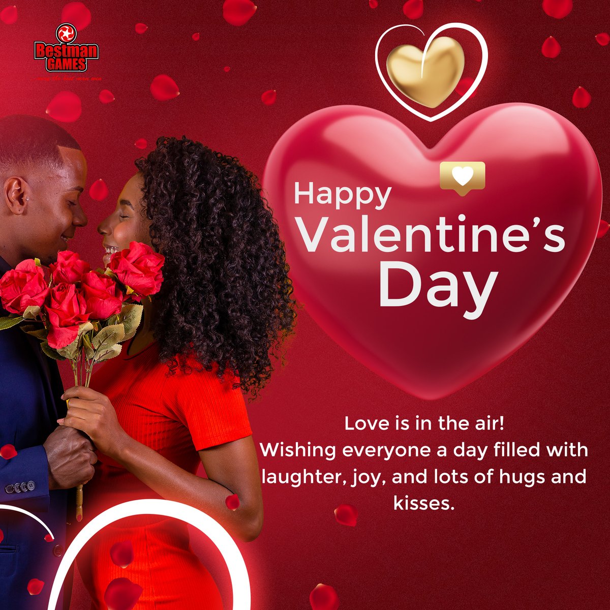 It's the season of love, Bestman games wish you a happy Valentine's Day. We hope you enjoy the day with your fav and create fun and long-lasting memories.

#happyvalentinesday #spreadlove #gift #datenight #bestmangames #familybonding #wednesday #financialfreedom