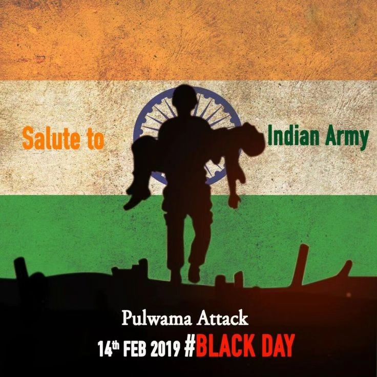 DrDeepikaJ's tweet photo. #PulwamaTerrorAttack #salutetheMartyrs #BlackDay #IndianArmy #14Feb https://t.co/7XTu1pQvV4