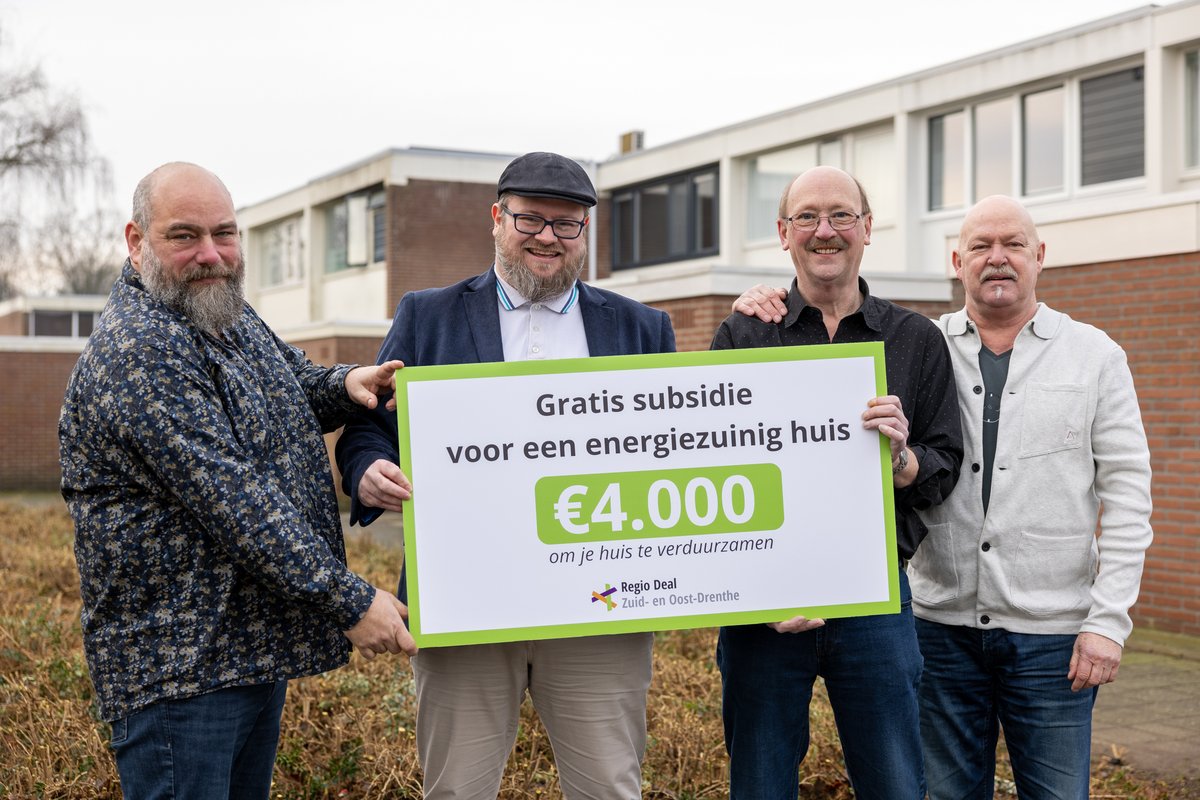 Goed nieuws voor huiseigenaren met een lager inkomen in Aa en Hunze, Borger-Odoorn, Hoogeveen, Coevorden, Emmen en Hardenberg! Door middel van een vernieuwde subsidie met een maximale waarde van €4.000,- krijgen zij de kans hun huis te verduurzamen.
regiodealzodrenthe.nl
