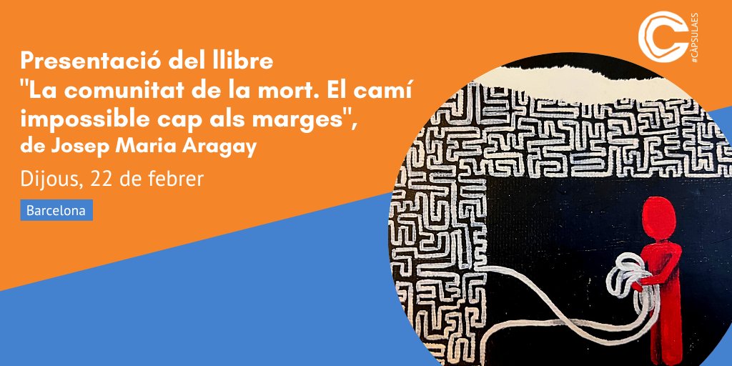 Us esperem la setmana vinent a la presentació del llibre de Josep M. Aragay, un relat que ens obrirà nous interrogants com a professionals de l’#EducacióSocial.

🗓️Dijous, 22 de febrer, a les 18h.
📍Seu del CEESC a Barcelona.
🔗ceesc.cat/2014-10-29-18-…