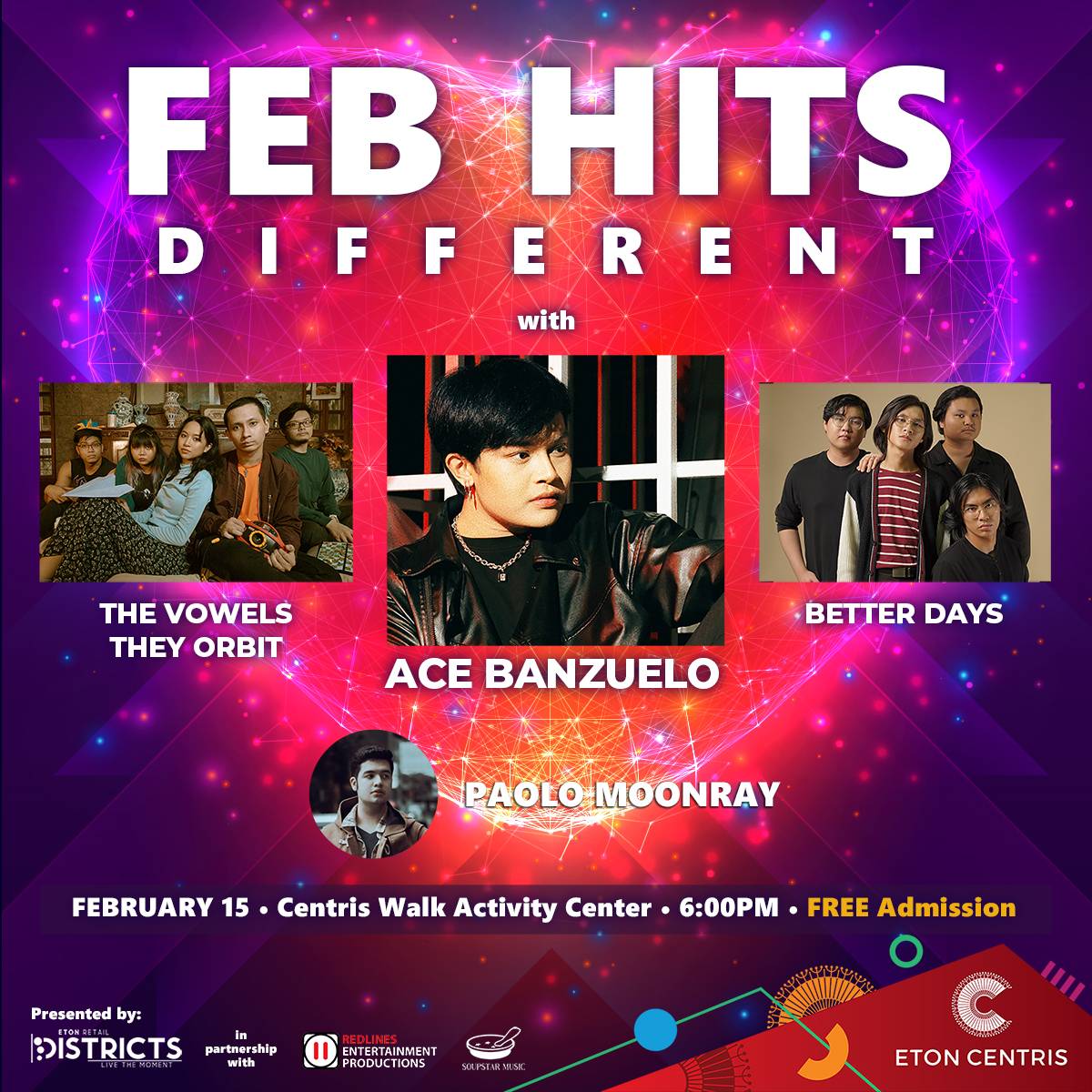 the vowels they orbit | NEW SINGLE OUT NOW (@thevto) on Twitter photo all the feels bukas kasi FEB HITS DIFFERENT nga raw. 😅 see you tomorrow sa Eton Centris! this is a free show and it starts at 6pm! 💫 all the feels bukas kasi FEB HITS DIFFERENT nga raw. 😅 see you tomorrow sa Eton Centris! this is a free show and it starts at 6pm! 💫
