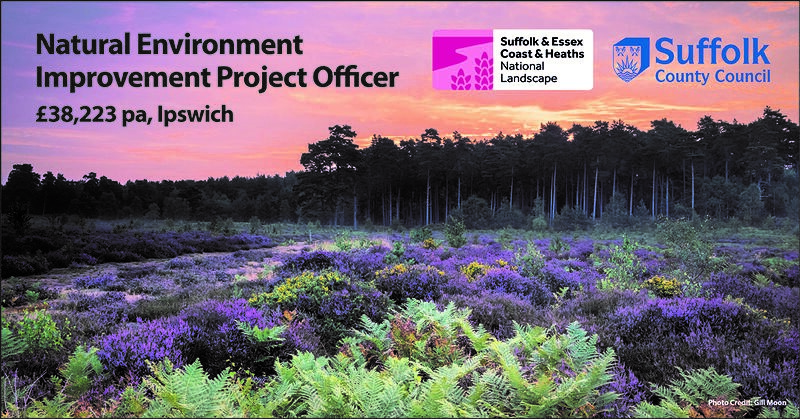 Join Suffolk County Council as Natural Environment Improvement Project Officer

The new role will support the delivery of a £12 million fund to be invested in the National Landscape in East Suffolk and surrounding area

Find out more & apply
👉 ow.ly/EVaQ50QAE4u