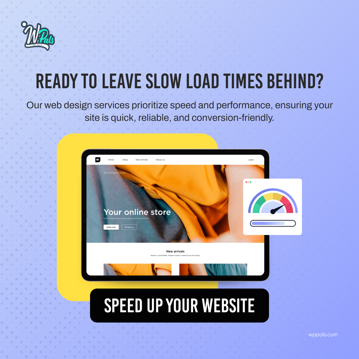 Imagine a world where your website loads as fast as your ambition. That's the world we create for you. With our web design, say goodbye to the spinning wheel of doom and hello to instant connections with your customers. Elevate your online presence and watch your business soar.