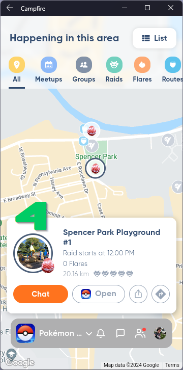 Join us for Elite Raids today! Our First batch will be at 12pm in Logansport!
1️⃣ Orange Grasses
2️⃣ Cole Park Fountain
3️⃣ Veterans Memorial Circle
4️⃣ Spencer Park Playground #1
Don't forget to check-in on campfire when you arrive at the starting point!