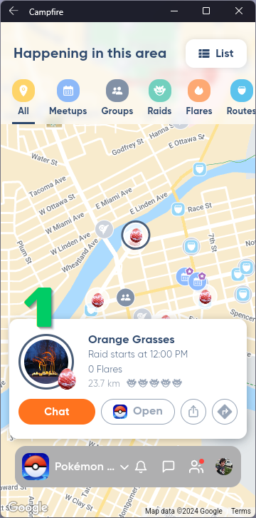 7Pidgeys's tweet photo. Join us for Elite Raids today! Our First batch will be at 12pm in Logansport!
1️⃣ Orange Grasses
2️⃣ Cole Park Fountain
3️⃣ Veterans Memorial Circle
4️⃣ Spencer Park Playground #1
Don't forget to check-in on campfire when you arrive at the starting point! https://t.co/0YJD6HBb9B
