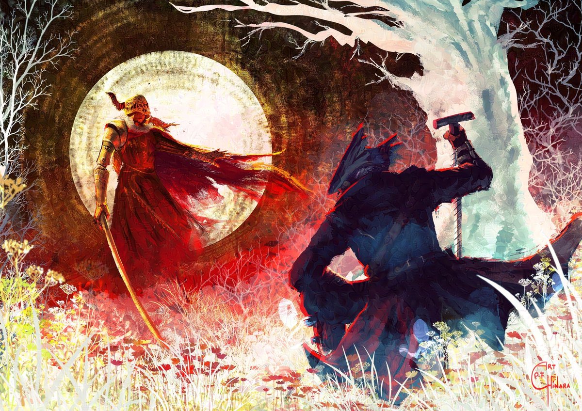「Malenia, Blade of Miquella vs   」|THE ART OF VIDEO GAMESのイラスト