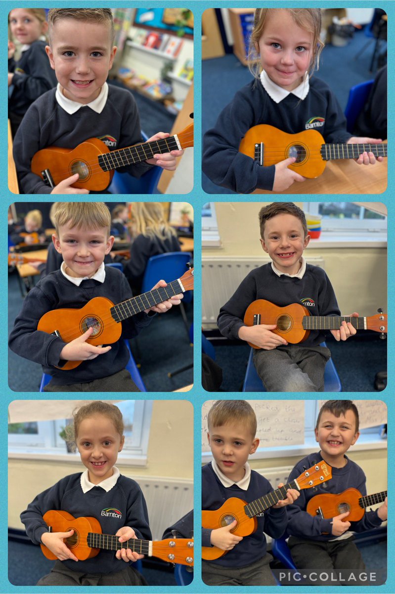 We loved our bonus Ukulele lesson today! We practised our listening skills, and really shone today. Proud teacher! 👏🏼 <a href="/BarntonMissR/">Miss Rutter</a> <a href="/BarntonMrsRW/">Mrs Wieckowski</a>
