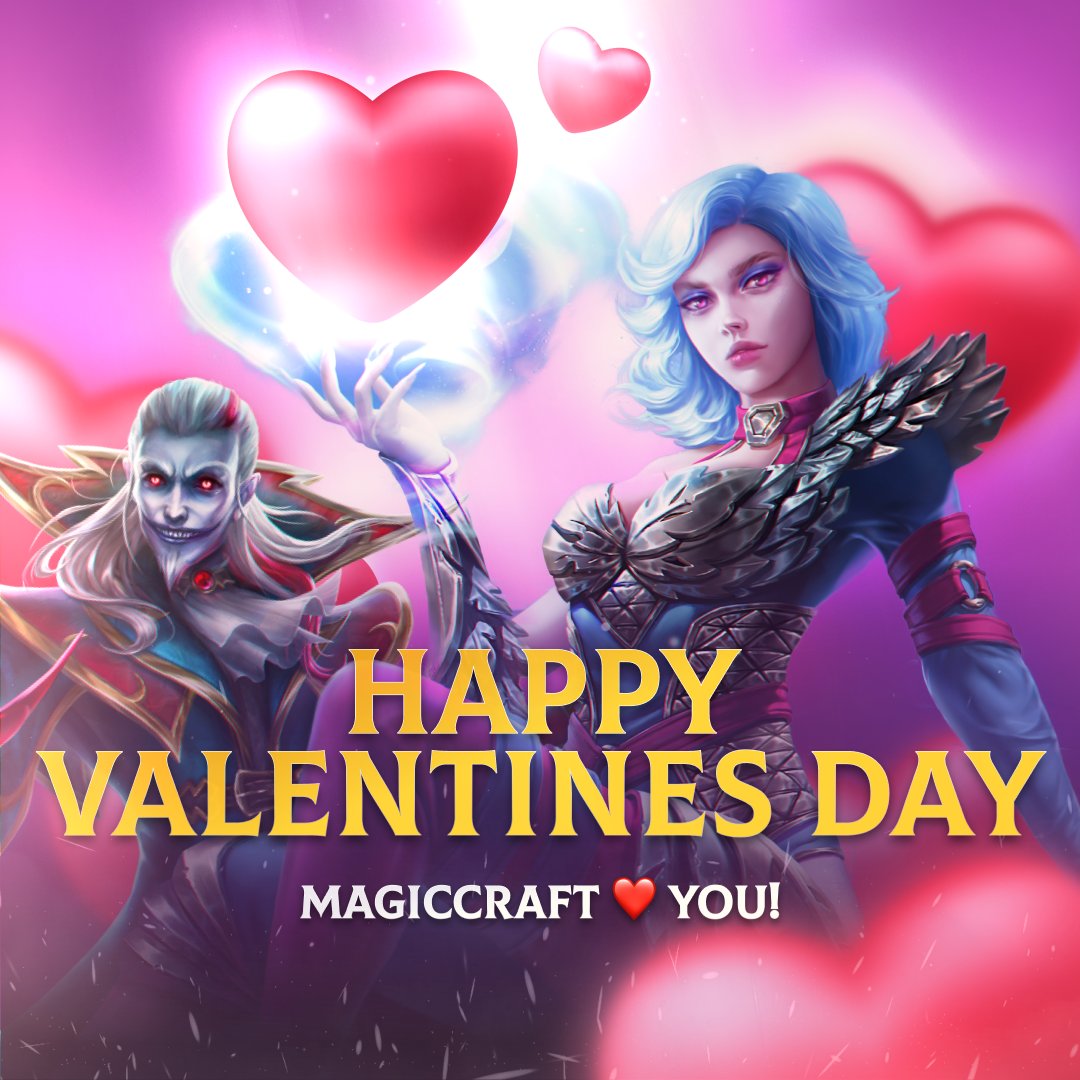 Happy Valentine's Day! 💘

Remember - MagicCraft 🫶 you!

Wishing you a day full of joy, love, and positive memories! 🥳💞