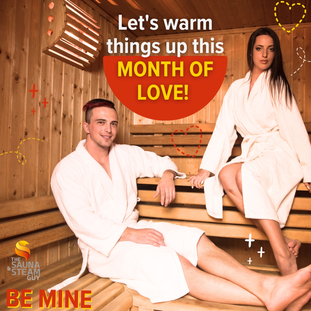 Let's heat things up this Valentine's Day - give yourself the gift of tranquillity, or better yet, share the sauna love with someone special. 

Let's make hearts glow and stress melt away! 💘🧖‍♀️🧖‍♂️ 

#SaunaSerenades #ValentinesWarmth #SweatTogether