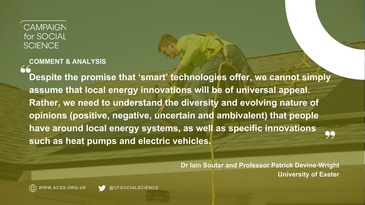 How can we accelerate the transition to low-carbon energy systems in the UK? Read our #Election24 blog by @isoutar & @PDevinewright, @uniofexeter, to explore the role of public engagement in developing thriving local low-carbon energy systems. Read now ➡️ acss.org.uk/deficient-enga…