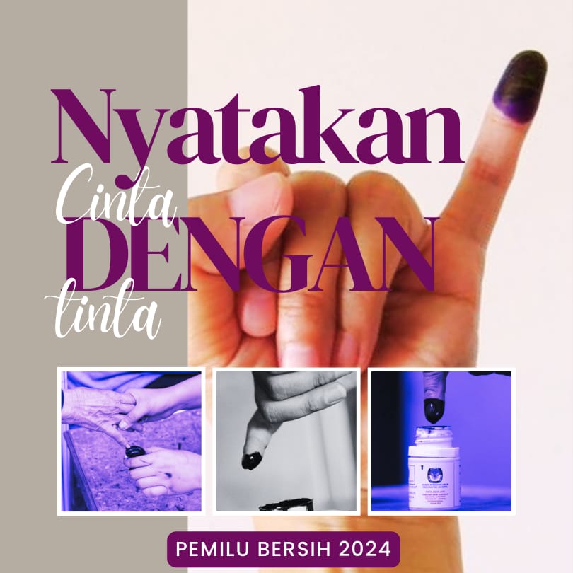 Sangpamankim's tweet photo. Sudah menyatakan cinta dengan tinta?? Pemili Bersih bisa terwujud jika semua orang peduli dan mau mengawasi pelaksanaan pemilu agar tidak ada kecurangan https://t.co/63N4S2bcf7
