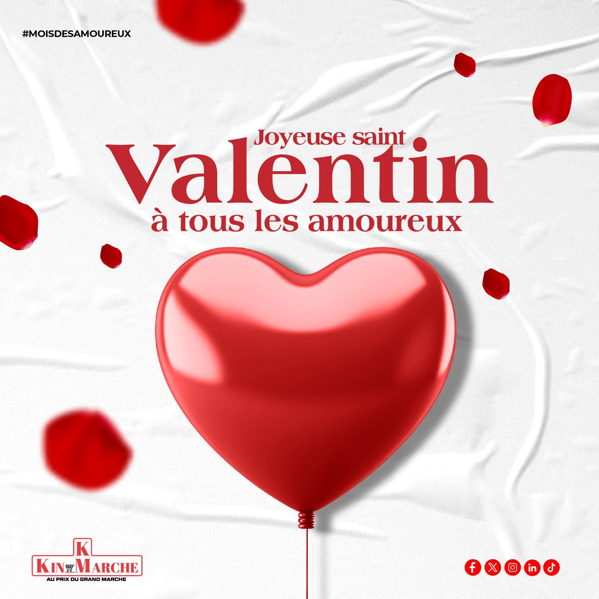 Joyeuse Saint-Valentin❤️ à tous… une grande variété de cadeaux sont disponibles dans nos magasins.

#kinmarche #supermarche #saintvalentin #plusprochedechezvous #congo #boisson #kitoko #mboka #mbote #paniercadeau #supermarche #petitprix #valentin