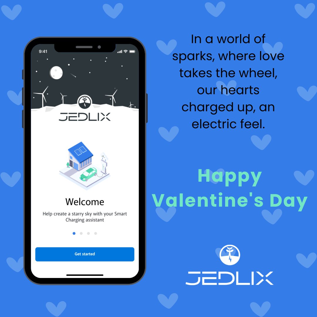 Happy Valentine's Day 💙

#Jedlix #Valentinesday #valentijnsdag #EVCharging #Smartcharging
