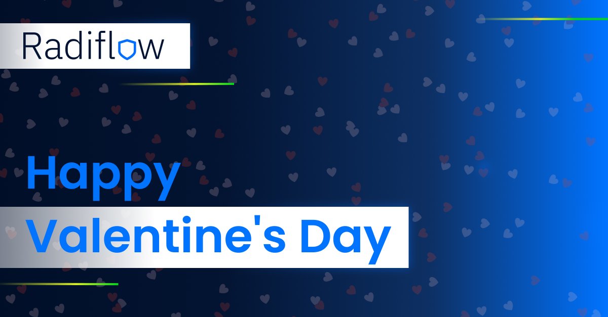 Happy Valentine's Day from Radiflow! 💖 Wishing you a day filled with love and gratitude. Thank you for being a part of our journey!🌟 
#Radiflow