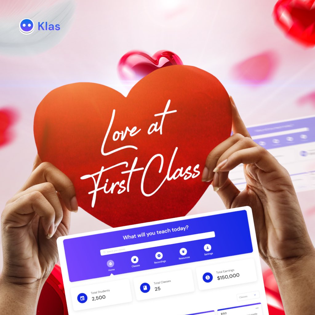 klas_hq's tweet photo. They say it's love at first sight, but for us, it's love at first class!

#ValentinesDay #tryklas https://t.co/BcbWiPwjXK