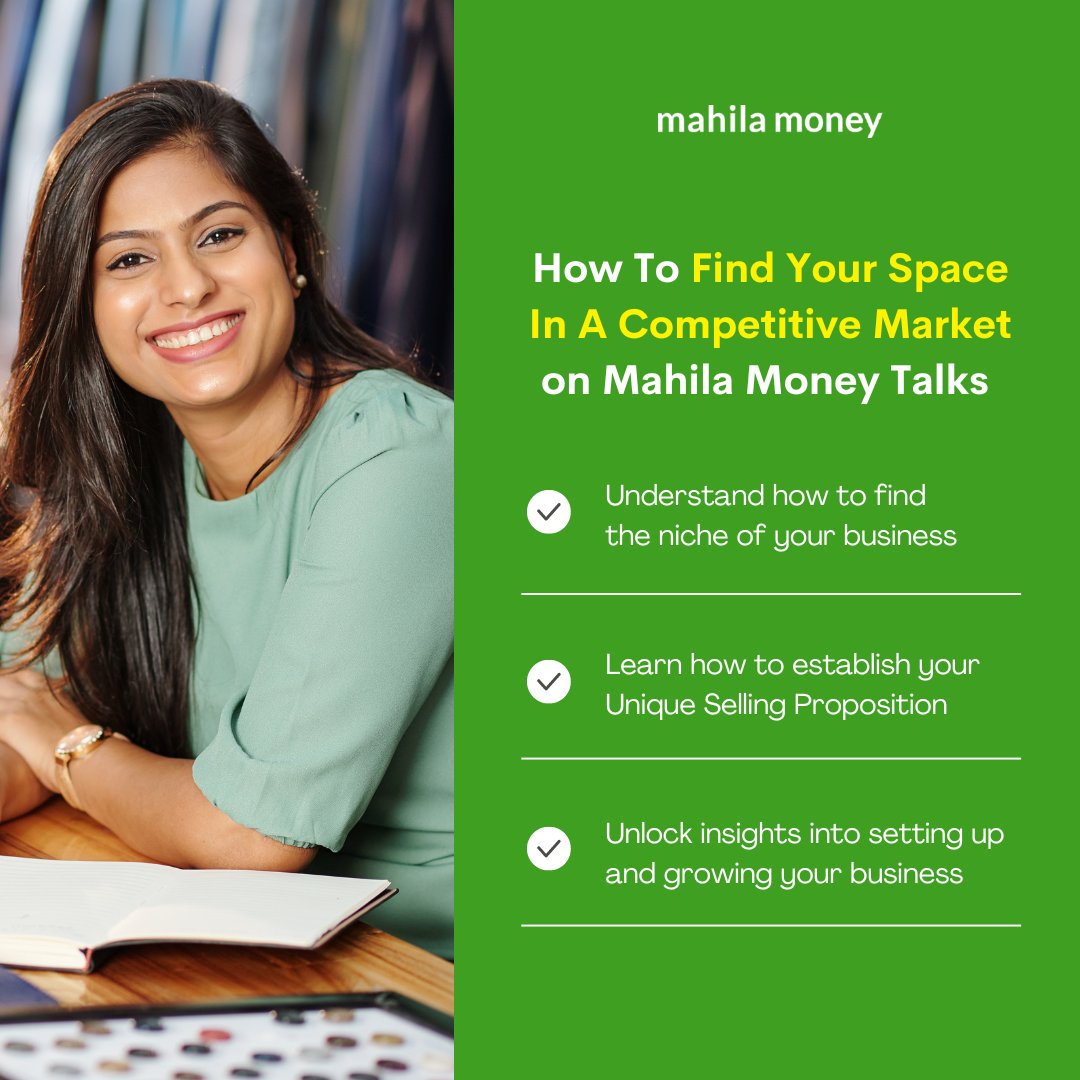 3 reasons why you must join Roopa Rajan, Founder of @nutrisupa_india, at #MahilaMoneyTalks on 16th Feb, 3-3.30 PM, in conversation with Aparna V Singh, Founder, of Women's Web. Register to Join: forms.mahila.money/finding-your-s…