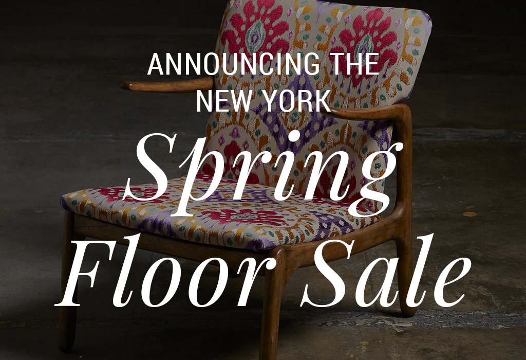 Announcing the New York SPRING FLOOR SALE!

Kicking off from tomorrow, February 15th, exclusively at our <a href="/NYDC/">New York Design Center</a> showroom.

For an exclusive opportunity to snap up some floor samples please contact kali@julianchichesterusa.com for a price list.

#julianchichester