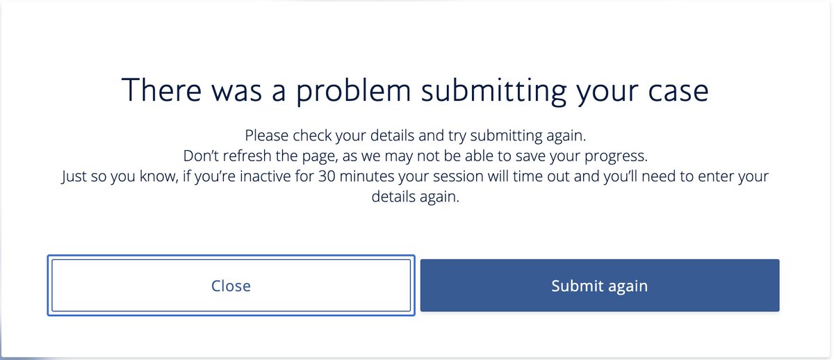 Nils_ESG's tweet photo. @British_Airways raising a complaint is impossible as the webportal here: https://t.co/m67Uem9Bgt  does not let you submit anything at all !!! Advise from customer services was to try the next day (3 days later still the same). https://t.co/Mz4Qta7wCW