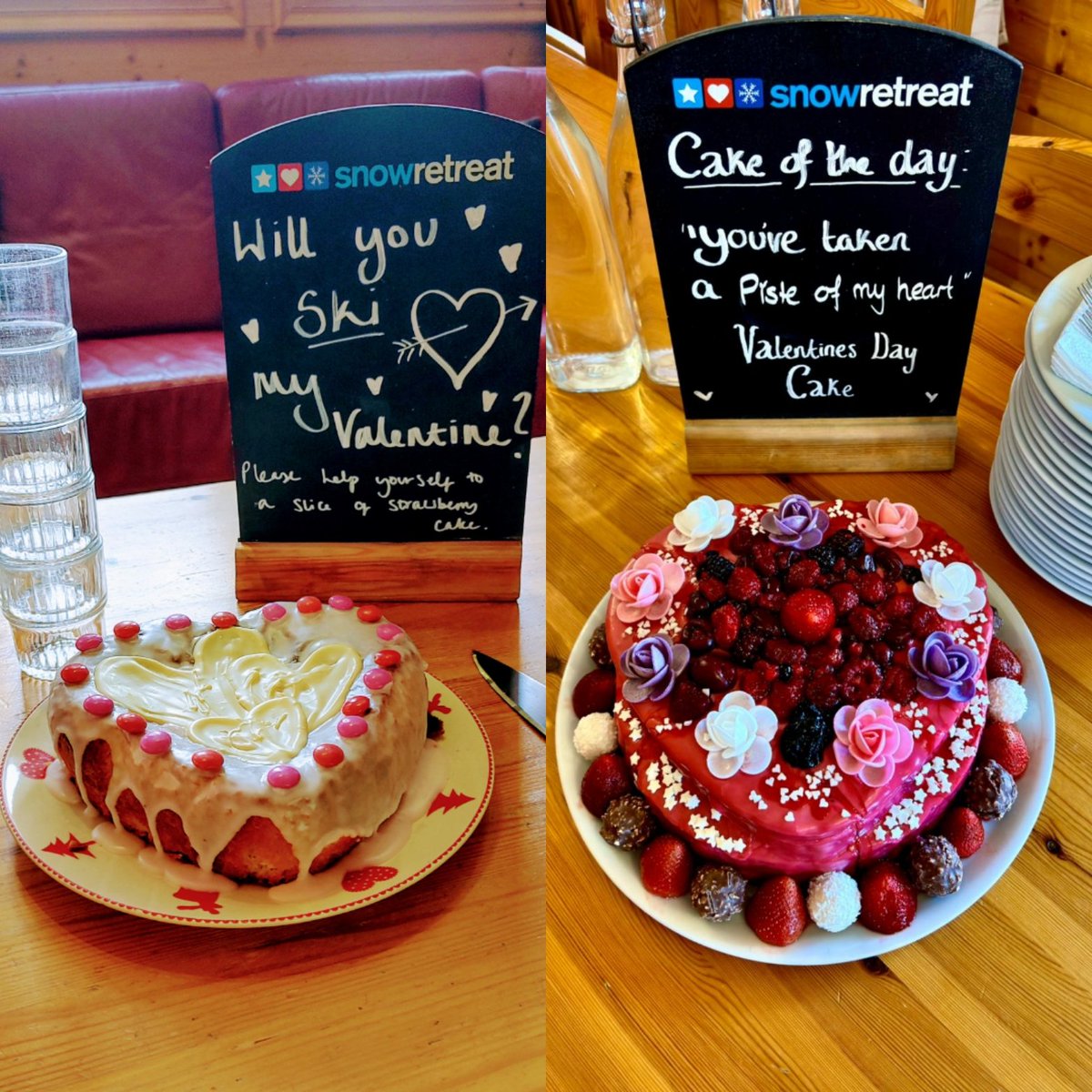 Today's chalet cakes, made with love.