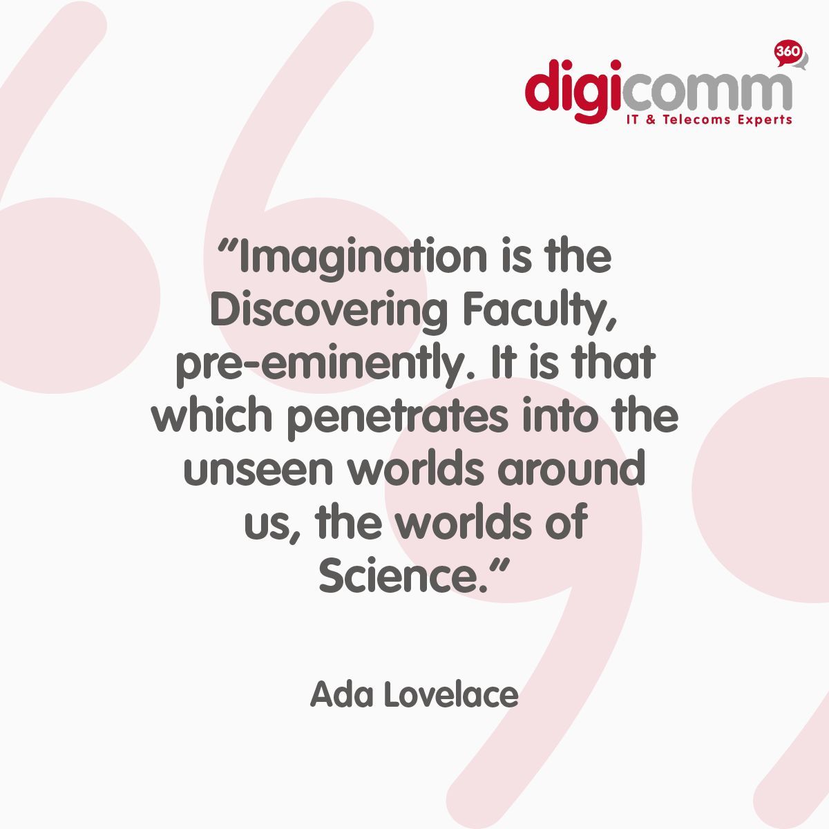 digicomm360's tweet image. 💖 Happy Valentine&apos;s Day from Digicomm 360! 💖

Just like Ada Lovelace envisioned the limitless potential of technology, Digicomm 360 is dedicated to revolutionising IT and Telecoms.

💻✨ #Digicomm360Love #ValentinesInTech #AdaLovelace 💖🚀