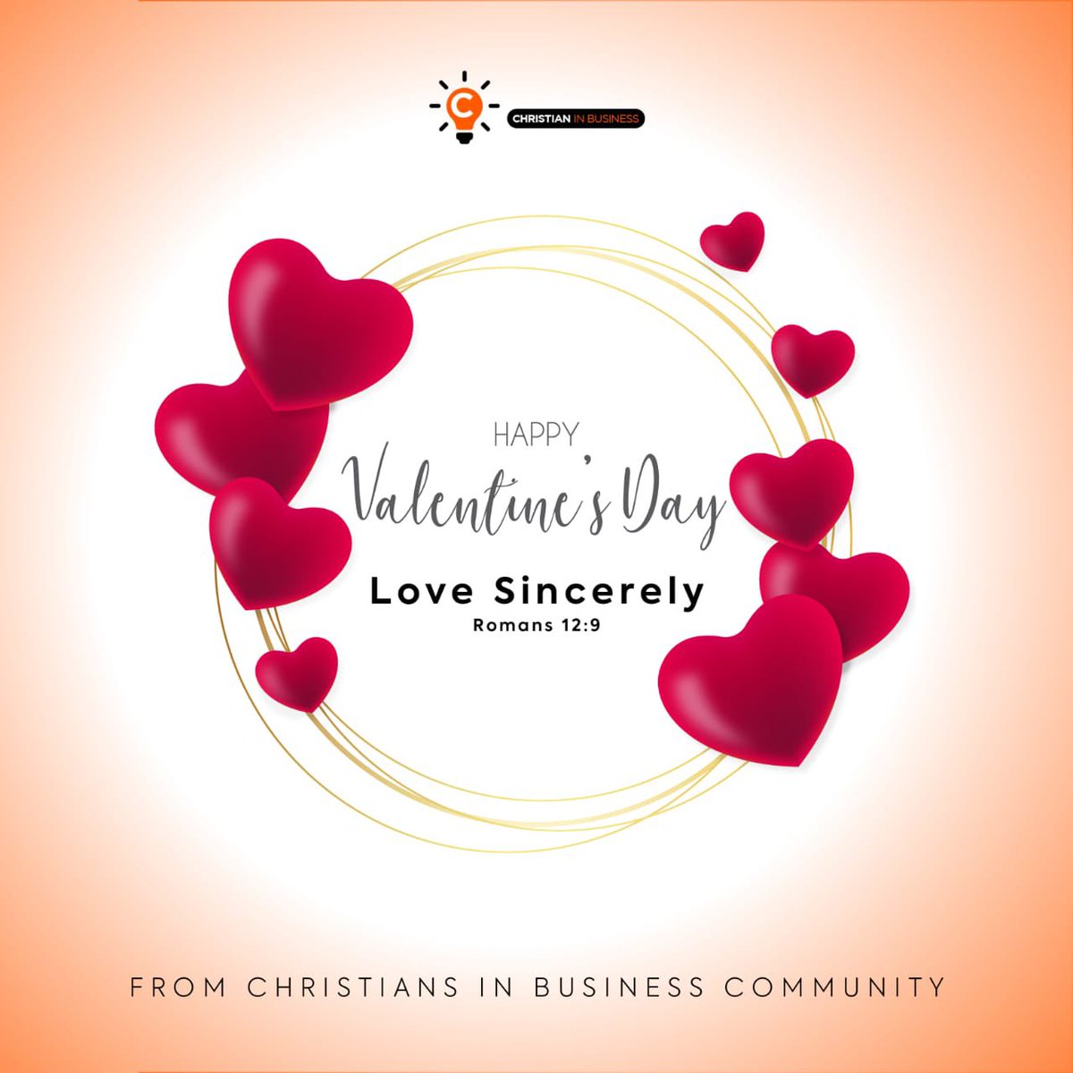 ChristianIn_B's tweet photo. On this Valentine’s Day, may your love be sincere, avoiding what is wrong and clinging to what is good, echoing the wisdom of Romans 12:9. 

Wishing all Christians In Business a day filled with genuine connections and abundant blessings.
#Christians #Love #christiansinbusiness https://t.co/mJ0o7k3N4T