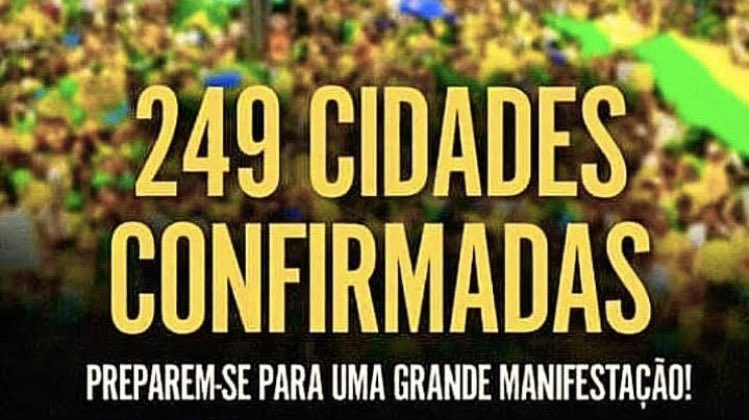nelsonpaffi's tweet photo. A manifestação dos Patriotas dia 25 será enorme, gigantesca.
Somos nós que sustentamos o sistema.
E somos nós que faremos as mudanças.
Dia 25 EU VOU.