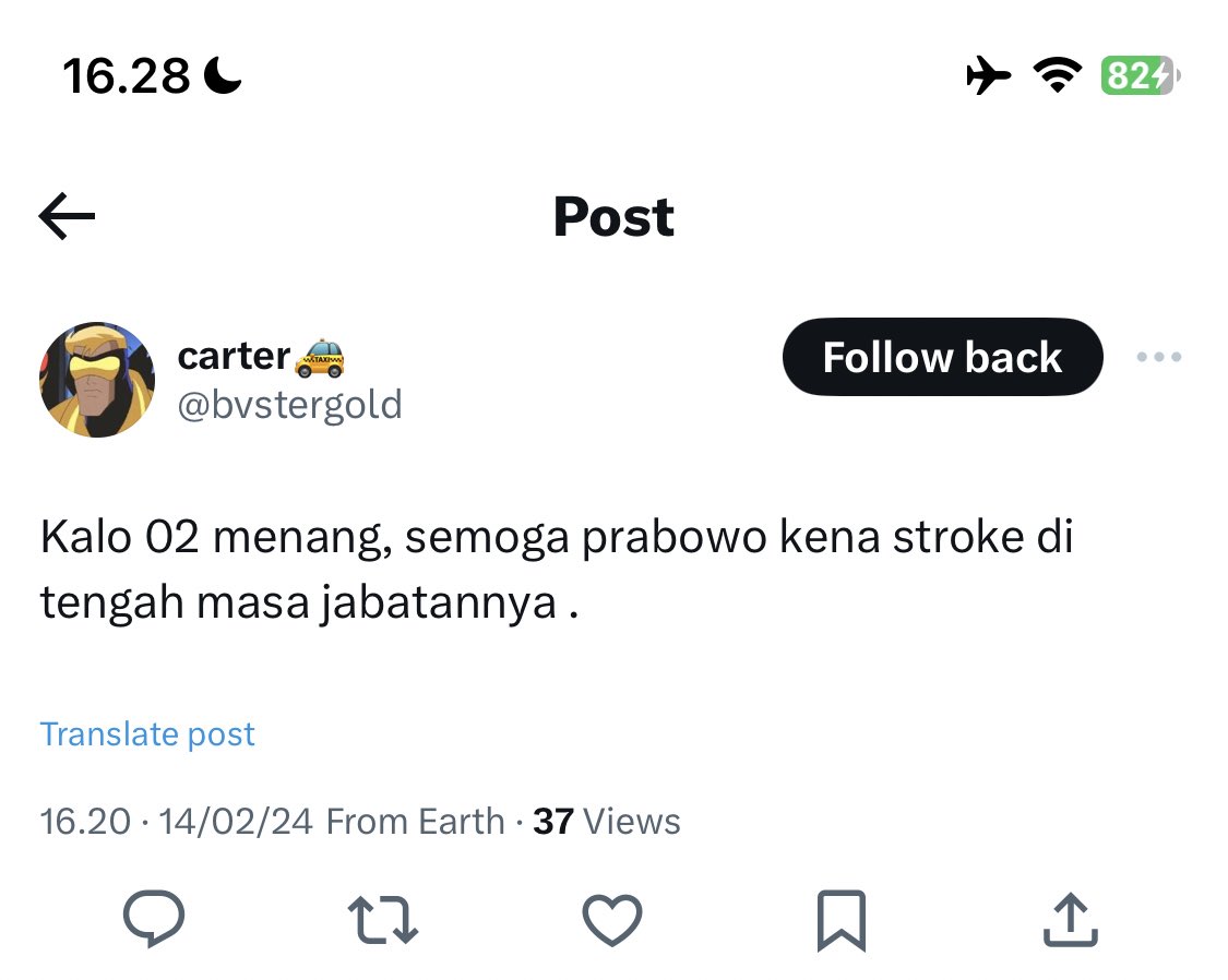 segila apa politik pecah belah tahun ini? segila ini sampe org yang katanya “cerdas dan intelektual” bisa doa sejahat ini.