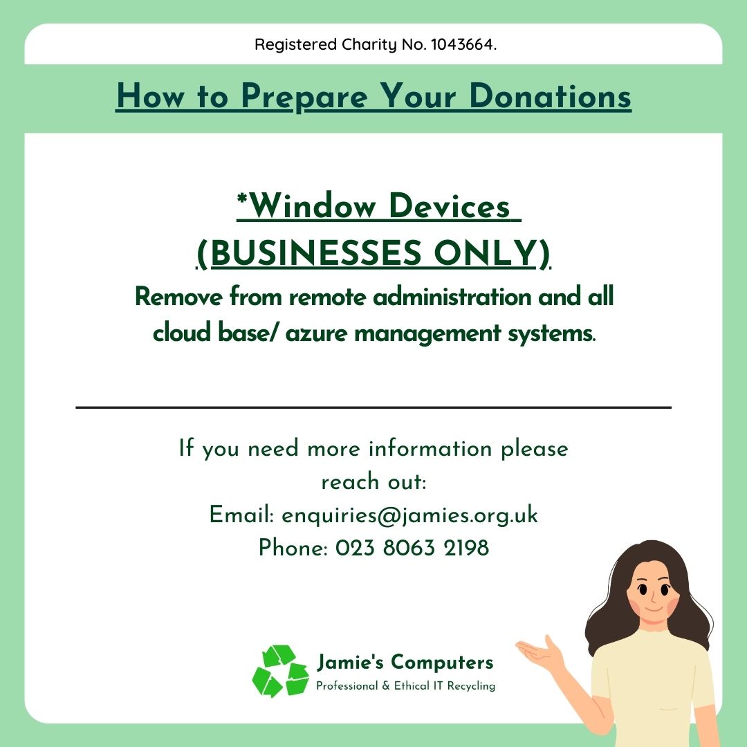 JamiesComputers's tweet photo. 📱How to prepare your donations
To make sure we get the best out of your donations if you could please follow the steps below.📱
Thank you so much for you support, every donation makes a positive impact to raising funds for @SSJCharity  and improving sustainability ♻️ https://t.co/sTmXftdlUg