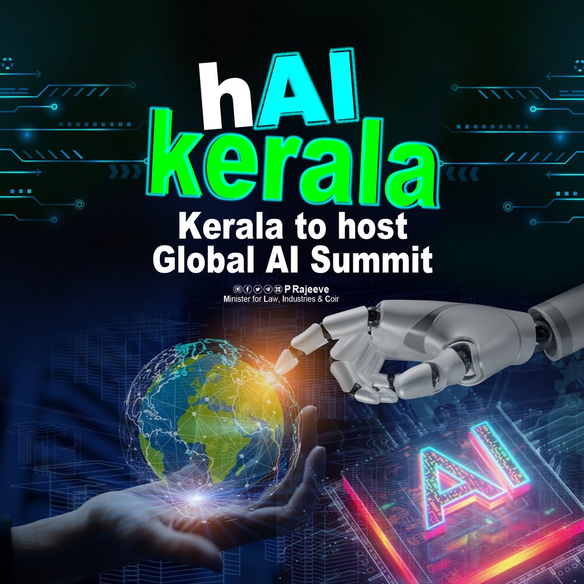 Kerala gears up for a monumental leap forward with the global AI Conclave in July,in collaboration with industry giant IBM. This event marks a significant milestone in Kerala's journey towards becoming India's new high-tech industrial hub, focusing on innovation & sustainability.