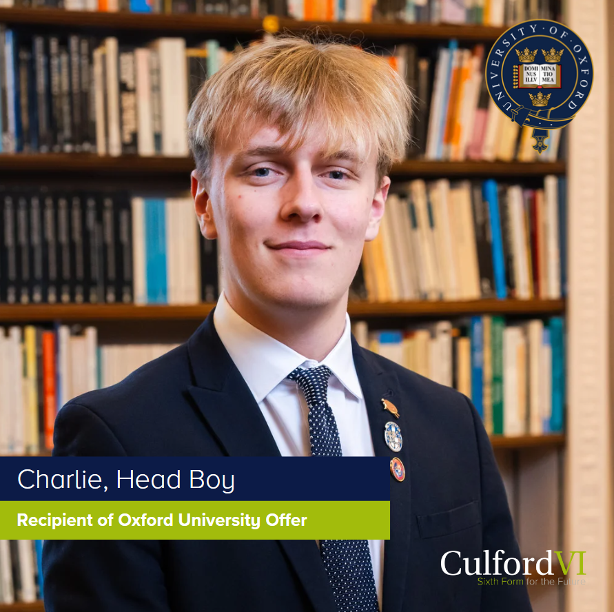 🌟 Congratulations to our Head Boy, Charlie, on being offered a prestigious university place at Oxford in October. ⁠ Charlie told us, ''More than anything, I want to go and make the most of the outstanding teaching and experiences I'll have there.'' 📲 shorturl.at/fpxY5