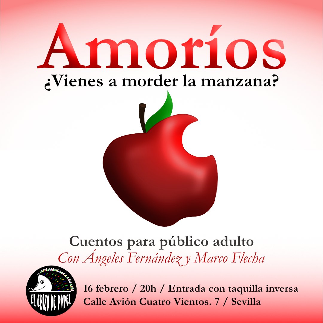 😍Este viernes celebramos SAN VALENTÍN en modo cuentero.

👉La gente de <a href="/CuentaChachara/">La cháchara</a> nos trae un repertorio de amoríos y desde el Erizo haremos lo posible para que lo paséis muy, muy bien.