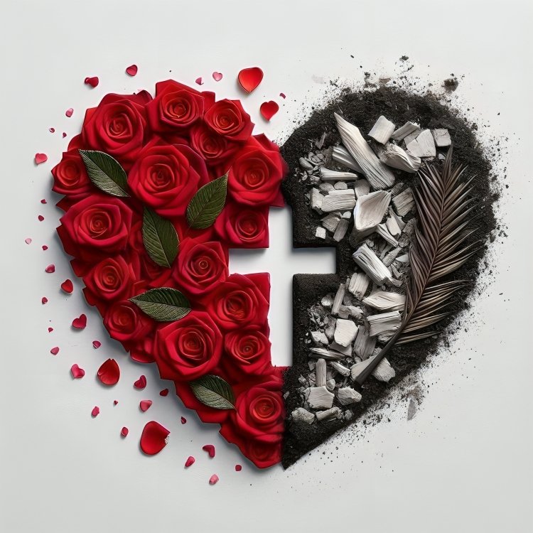 jayrcardozo's tweet photo. FEBRUARY 14: Roses and Ashes 

On this rare convergence of Valentine’s Day and Ash Wednesday, let us pause to reflect on the profound interplay of love and penitence. 🌹🙏🏻 https://t.co/1DpMbstGki