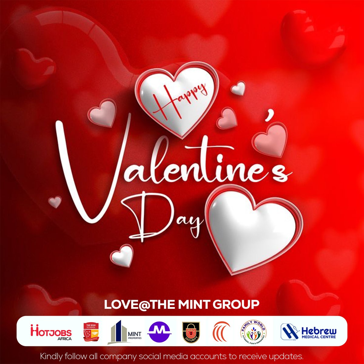 hotjobsafrica's tweet photo. Happy Valentines Day!!❤️
Wishing all Clients a day filled with love, joy and financial abundance. Thank you for choosing us!

#love #MonthOfLove #PowerUpYourLove 
#SaveGhanaFootball Breaking News #ValentinesDay Ken Ofori Atta https://t.co/PjfQKrgHhe