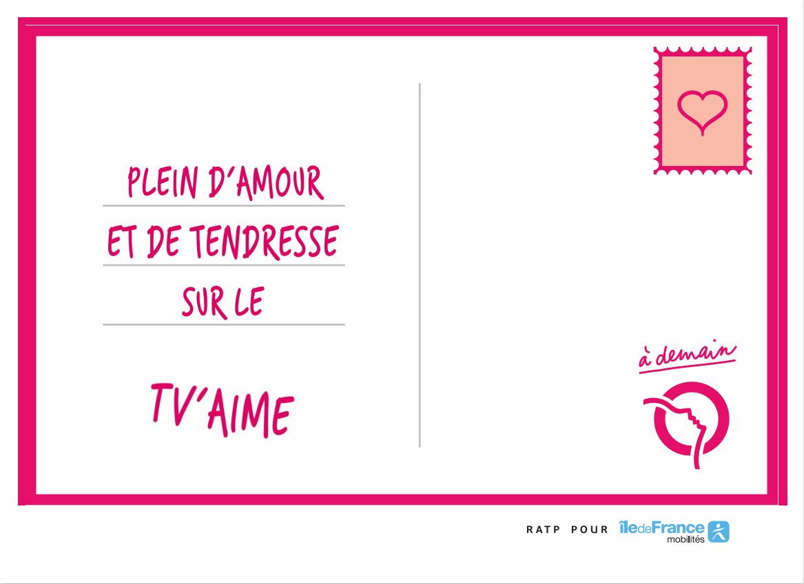 Bus_TVM's tweet photo. [#SaintValentin] En ce jour si particulier, nous vous remercions d'être si fidèle à notre ligne. #TVaime 💕 https://t.co/u2mnOSwRUC