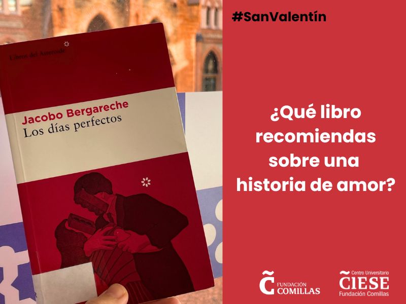 CIESEComillas's tweet photo. ❤️¡Feliz #SanValentín! En una día como hoy os recomendamos la lectura de este fascinante libro: “Los días perfectos” de Jacobo Bergareche (Editorial @LibrosAsteroide). Un libro de amor y desamor que te cautivará desde la primera hoja.
#FundaciónComillas #sanvalentin2024 #CIESE https://t.co/UdAJdP6a4x