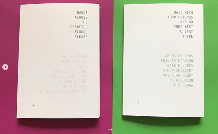 Book launch tomorrow <a href="/CamdenArtCentre/">Camden Art Centre</a> with <a href="/JOANpublishing/">JOAN</a>. 2 new books with short texts by brilliant artists and writers. Collaboration with <a href="/KingstonSchArt/">Kingston School of Art</a>. 7-9pm. Readings at 7:30 #books #wrriting #art #joan