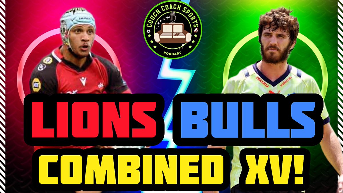 CouchCSports's tweet photo. Are you the ULTIMATE Rugby fan? Then you have to view our combined Lions and Bulls XV ahead of this weekend’s Jukskei Derby! 🏉🔥 #Rugby #URC @LionsRugbyCo @BlueBullsRugby @URCOfficial 

WATCH NOW 👉 https://t.co/eAYR4KjcxR https://t.co/OzK2oab9rc