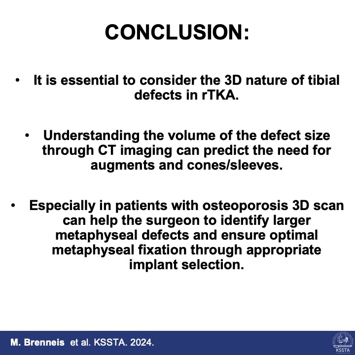 KSSTA's tweet photo. A new classification of bone defects on a 3D-CT scan can help you evaluate the tibial defect and plan for augment/cones before surgery!
#knee #revision #totalknee #bonedefects #orthopaedics #arthroplasty #TKA
Find out more here: https://t.co/4dd1PkEHhC https://t.co/9pMXaMZNAl