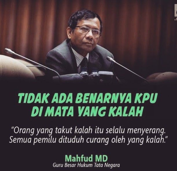 Saya mau tambahin prof,,tidak ada benarnya <a href="/jokowi/">Joko Widodo</a> di mata pihak yg kalah