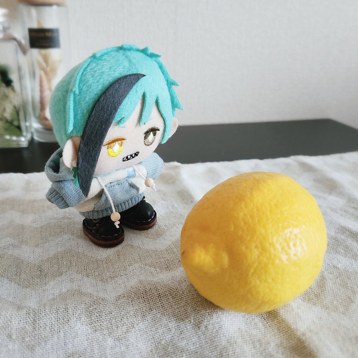 ___dama_'s tweet photo. 今日のおやつの主役🍋

🦈<……バレンタインって知ってる？ https://t.co/IjrIVtSOSz