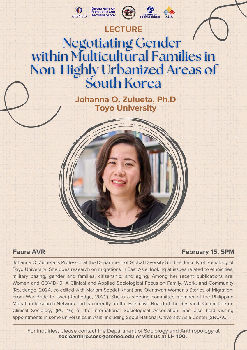 Ateneo Department of Sociology and Anthropology tweet media