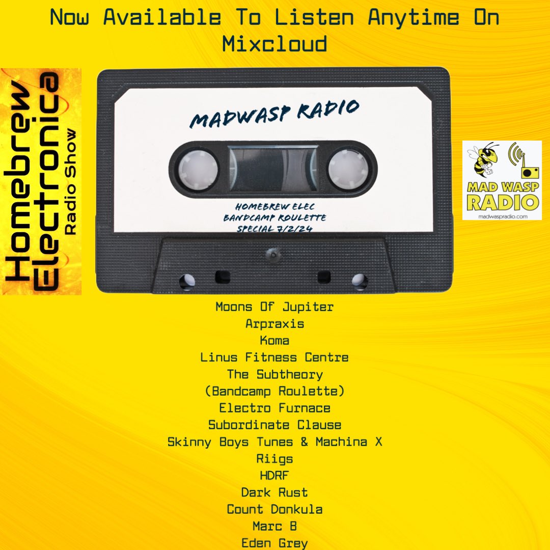 HomeBrew Electronica Show tweet media