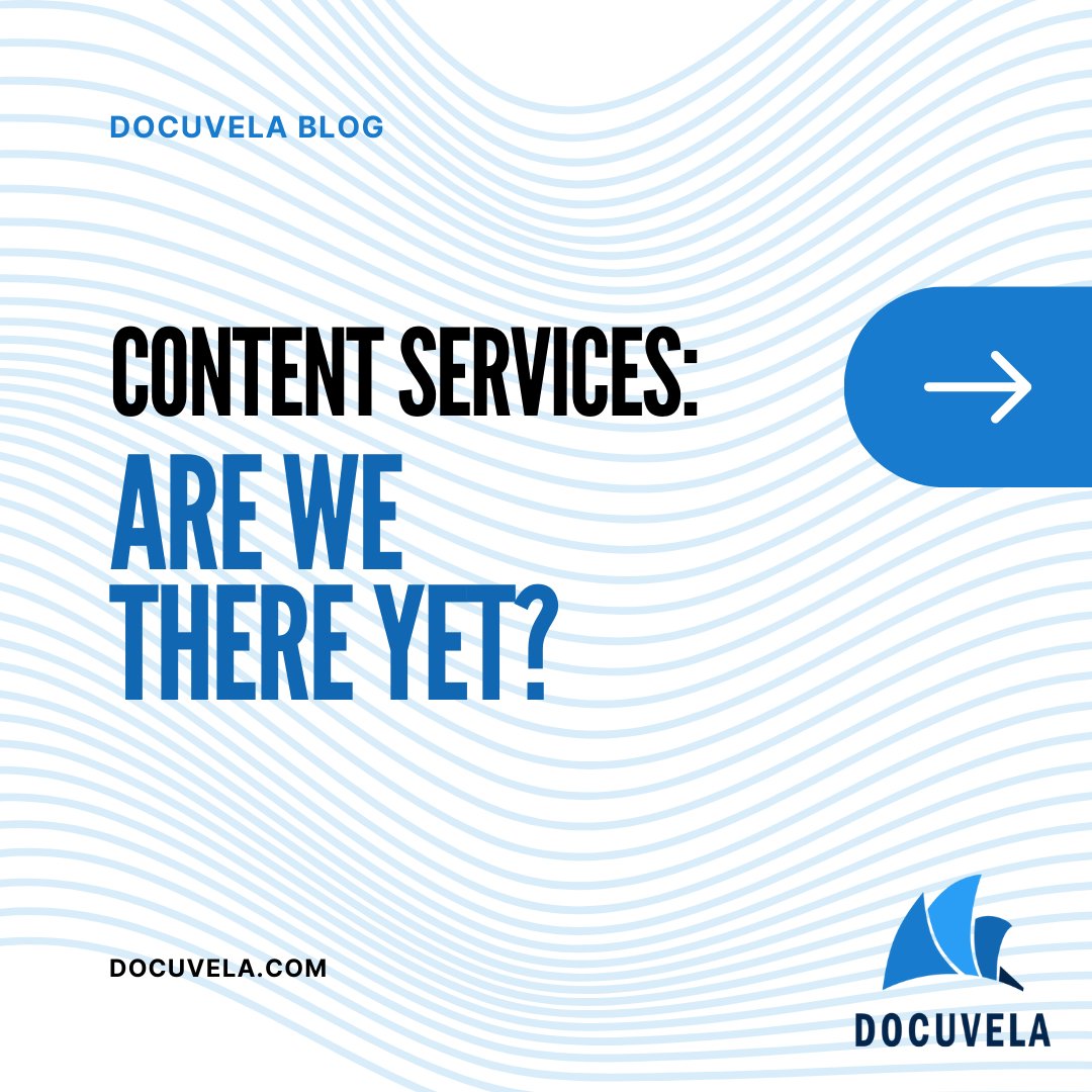 Are content services living up to the hype? 🚀 Check out our new #DocuvelaBlog post to explore the future of content management and tell us your thoughts! 
➡️ Docuvela.com/2024/01/23/con… 

#ContentServices #Innovation