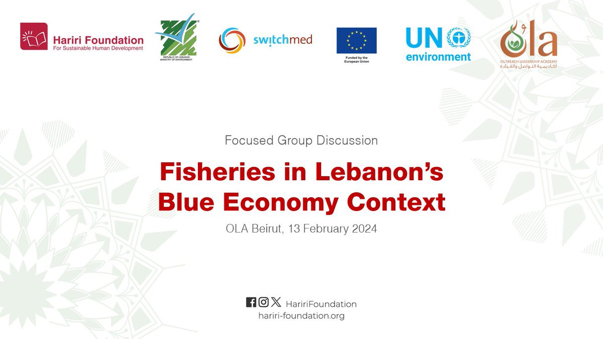 Launching the Focused Group Discussion on #Fisheries within 🇱🇧's #BlueEconomy framework, aligned with our national BE assessment methodology. Bringing #stakeholders together vertically and horizontally to drive one shared goal: #sustainable sea = sustainable and healthy #economy.