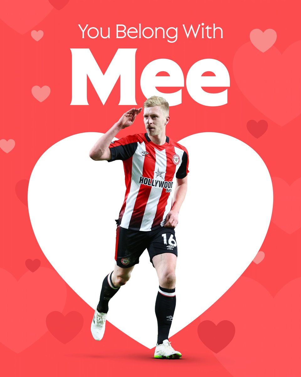 BrentfordFC's tweet photo. Happy Valentine’s Day, Bees! 🥰 https://t.co/oULyeTdkvl